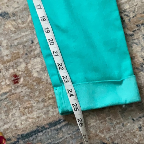 St. John green crop pants, EUC, wore once! - Picture 6 of 9